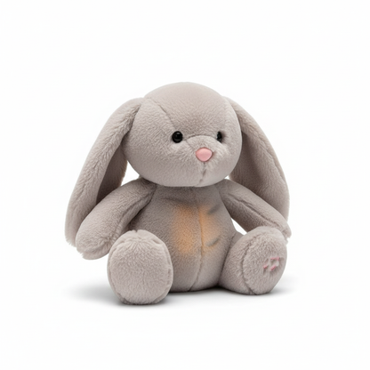 Baby Breath Baby Bear Soothes Otter Plush Toy Doll Baby Kids Soothing Music Baby Sleeping Companion Sound and Light Doll Toy